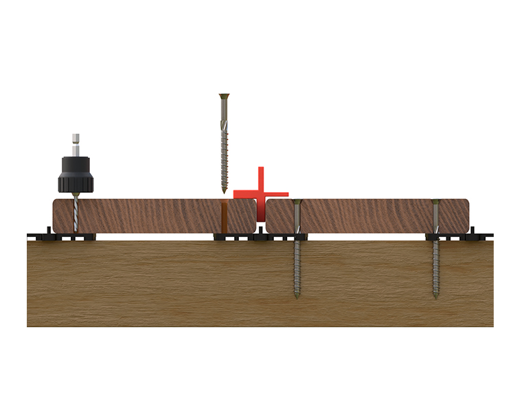 &eacute;cartement des ames en robinier
